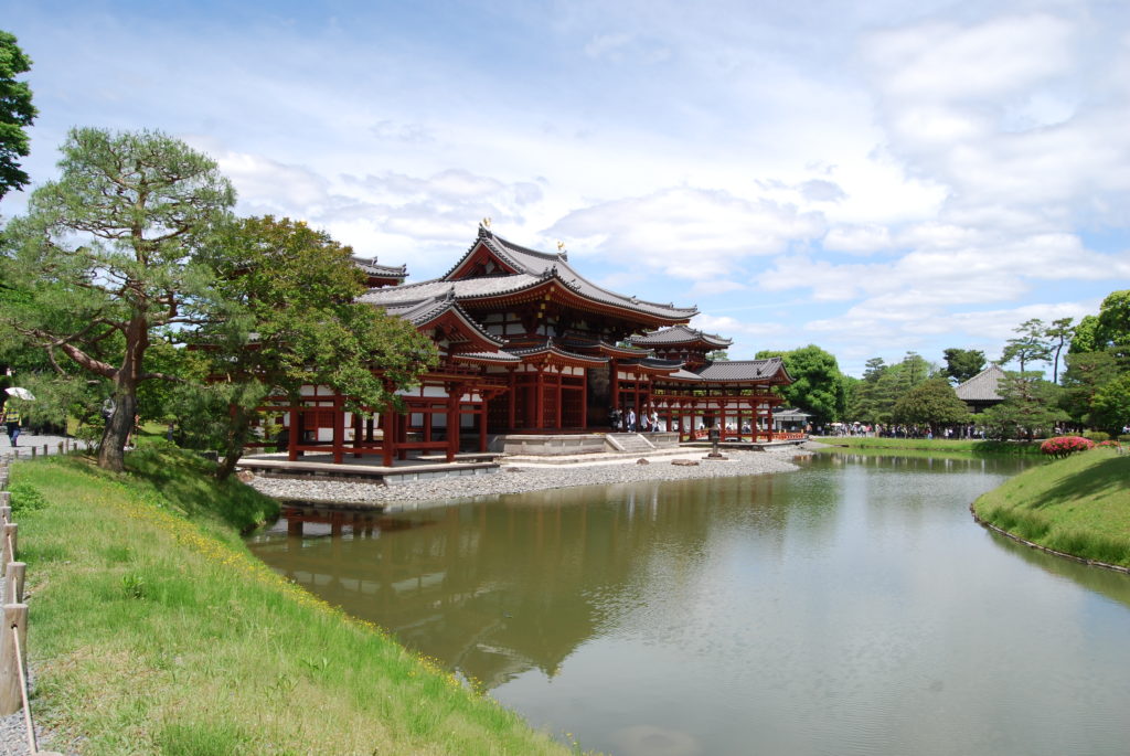 Lago del tempio di Byodoin, Uji, - Kyoto (Giappone)